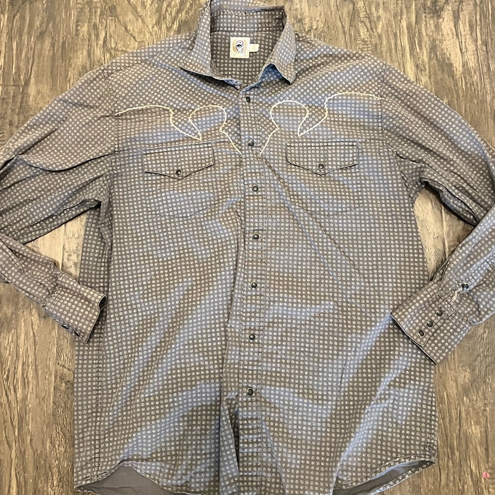 Men's Gray  Cinch Western Shirt